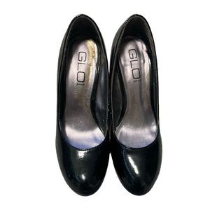 Black GLO jeans heels